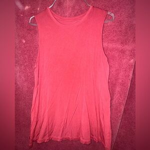 Nine West Vibrant Red Muscle Tee